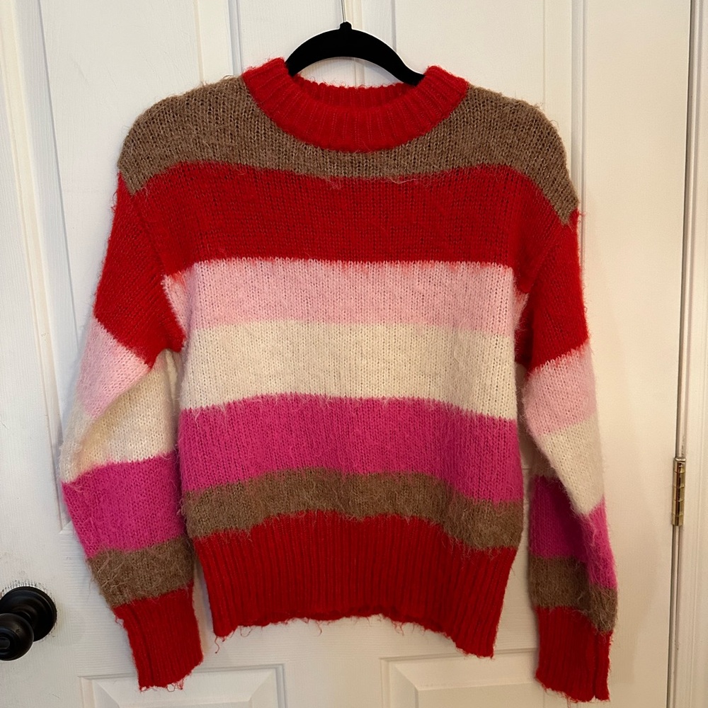 Red Sweater, worn twice.